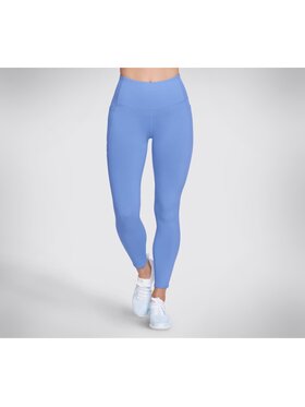Skechers Skechers Legginsy W03LG30B-PERI Niebieski Regular Fit