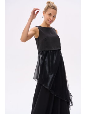 blue shadow blue shadow Tunika Glossy Czarny Regular Fit
