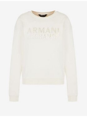 Armani Exchange Armani Exchange Mikina 6LYM66 YJBSZ 1130 Béžová Regular Fit