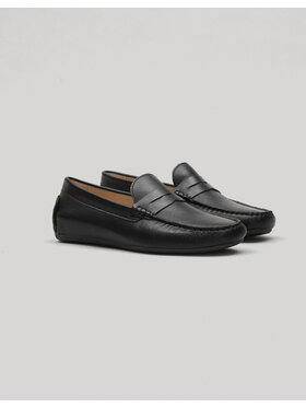 Borgio Borgio Mokasyny F300 black Czarny