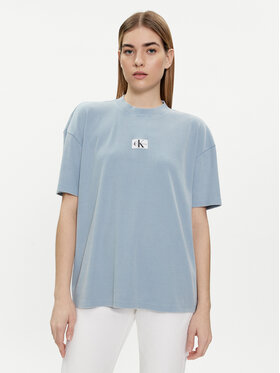 Calvin Klein Jeans Calvin Klein Jeans T-shirt J20J223278 Plava Boyfriend Fit