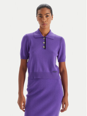 PINKO PINKO Polo marškinėliai Gorgona 105450 A2Q9 Violetinė Regular Fit