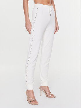 Liu Jo Sport Liu Jo Sport Kötött nadrág TA3058 MS49I Fehér Regular Fit