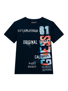 Guess Kids Guess Kids T-shirt 172667 Blu Classic Fit