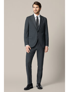 Lancerto Lancerto Garnitur Apricale GA073225000003 Szary Slim Fit