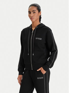 Guess Guess Mikina W6RQ12 KBYE2 Čierna Regular Fit