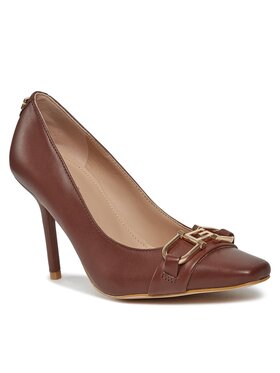 Guess Guess Szpilki Elouisa FL8ELU LEA08 Brązowy