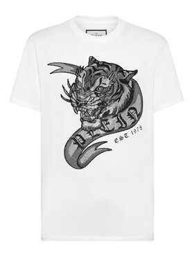 PHILIPP PLEIN PHILIPP PLEIN T-shirt 19497 Bianco Regular Fit