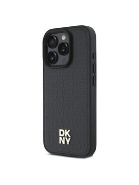 DKNY DKNY Etui na telefon Repeat Pattern Stack Logo Czarny