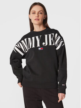 Tommy Jeans Tommy Jeans Felpa DW0DW15059 Nero Relaxed Fit