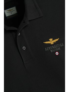 Aeronautica Militare Aeronautica Militare Polo SNDPO1749P326 Czarny Slim Fit