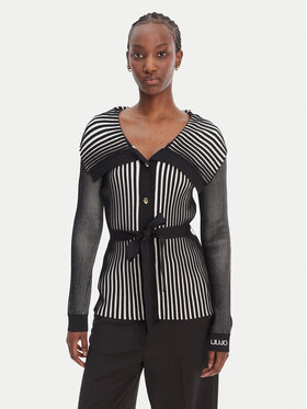 Liu Jo Sport Liu Jo Sport Kardigan TA6116 MS55N Crna Regular Fit