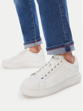 KARL LAGERFELD KARL LAGERFELD Laisvalaikio batai KL52548F Balta