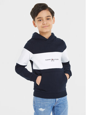 Tommy Hilfiger Tommy Hilfiger Džemperis Essential Colorblock KB0KB08385 S Tamsiai mėlyna Regular Fit