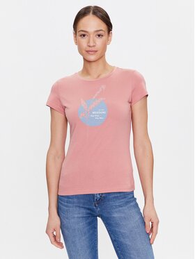 Mustang Mustang T-Shirt Alexia 1013377 Růžová Regular Fit