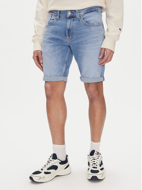 Tommy Jeans Tommy Jeans Džínsové šortky Ronnie DM0DM20962 Modrá Slim Fit