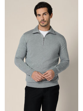 Lancerto Lancerto Sweter Lucan SW073225000078 Szary Regular Fit