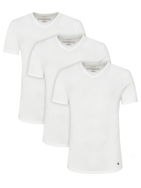 Calvin Klein Underwear Calvin Klein Underwear 3 marškinėlių komplektas LV00NB4186 Balta Slim Fit