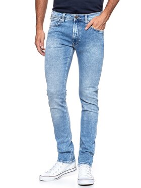 Lee Lee Jeansy LUKE Niebieski Slim Fit
