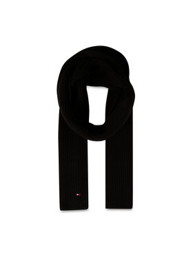Tommy Hilfiger Tommy Hilfiger Šál Essential Flag Knitted Scarf AM0AM10365 Čierna