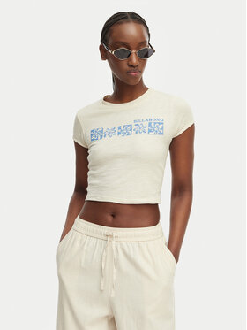 Billabong Billabong T-särk Baby EBJKT00119 Helebeež Slim Fit