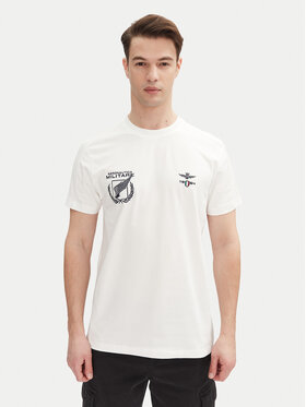 Aeronautica Militare Aeronautica Militare T-krekls 251TS2380J674 Balts Regular Fit