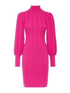 PHILIPP PLEIN PHILIPP PLEIN Večerní šaty 2273 Růžová Fitted Fit