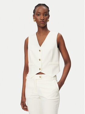 Rinascimento Rinascimento Gilet da completo CFC0128644003 Bianco Regular Fit