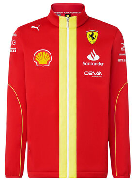 Scuderia Ferrari Scuderia Ferrari Kurtka softshell Team 2024 Czerwony Regular Fit