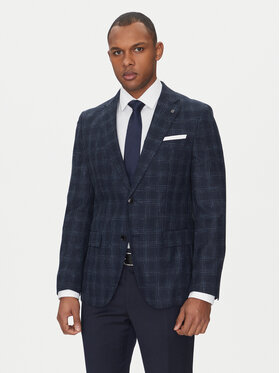 BOSS BOSS Švarkas H-Hutson-233 50535057 Tamsiai mėlyna Slim Fit