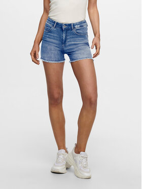 ONLY ONLY Τζιν σορτσάκια 15196303 Μπλε Regular Fit