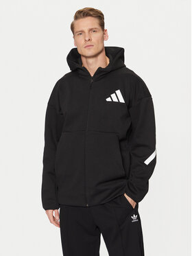 adidas adidas Μπλούζα Z.N.E. JD5984 Μαύρο Regular Fit