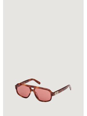 GCDS GCDS Occhiali da sole Pilota Beige