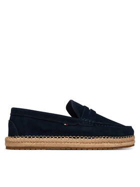 Tommy Hilfiger Tommy Hilfiger Espadrile Flexible Hilfiger Sde Espadrille FM0FM05794 Bleumarin