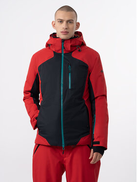 4F 4F Slidinėjimo striukė 4FAW23TTJAM283 Raudona Regular Fit