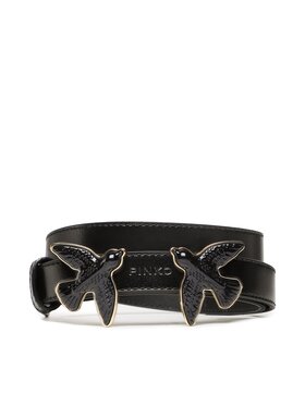 Pinko Pinko Moteriškas Diržas Love Berry Evolution H2 Belt PE 23 PLT01 100297 A0F3 Juoda