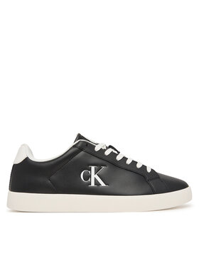 Calvin Klein Calvin Klein Sneakersy 3 Cupsole Derby Pu Smo HM0HM02458 Čierna
