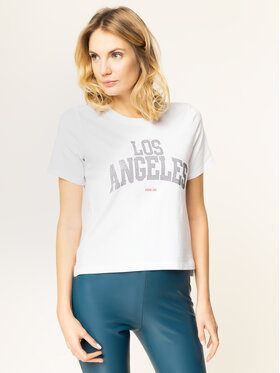 Guess Guess T-Shirt Glam La Tee W01I89 R5JK0 Weiß Regular Fit