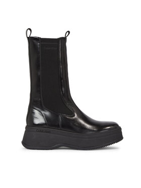 Calvin Klein Calvin Klein Μποτάκια με λάστιχο Pitched Chelsea Boot HW0HW01686 Μαύρο