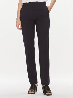 Boss Boss Bavlnené nohavice Tameah 50490045 Tmavomodrá Regular Fit