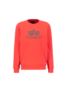 Alpha Industries Alpha Industries Bluza Basic Sweatshirt Czerwony Regular Fit