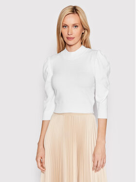 Glamorous Glamorous Džemper AC3084 Bijela Regular Fit