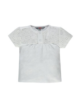 Kanz Kanz T-Shirt 1832141-1000 Biały Basic Fit