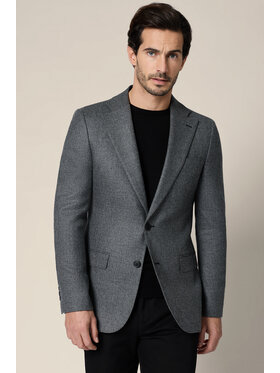 Lancerto Lancerto Marynarka Tenda MA073225000014 Szary Slim Fit
