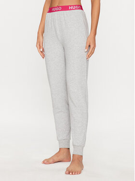 Hugo Hugo Spodnie piżamowe Sporty Logo 50490598 Szary Regular Fit