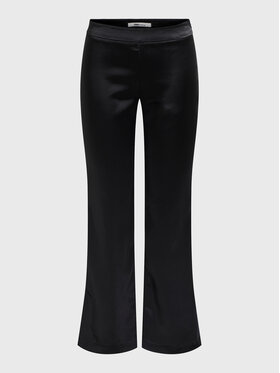 ONLY ONLY Kalhoty z materiálu Paige-Mayra 15275725 Černá Flare Fit