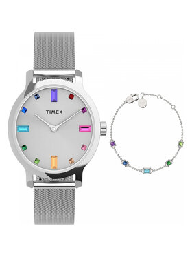 Timex Timex Hodinky TWG066900 Stříbrná