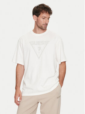 Guess Guess Tricou Alino Z4YI00 I3Z14 Bej Oversize