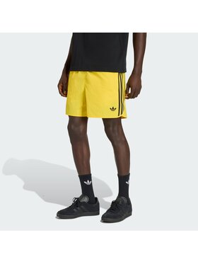 adidas adidas Szorty materiałowe 159299 Żółty Regular Fit