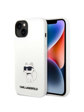KARL LAGERFELD KARL LAGERFELD Etui na telefon iPhone 14 Plus Biały